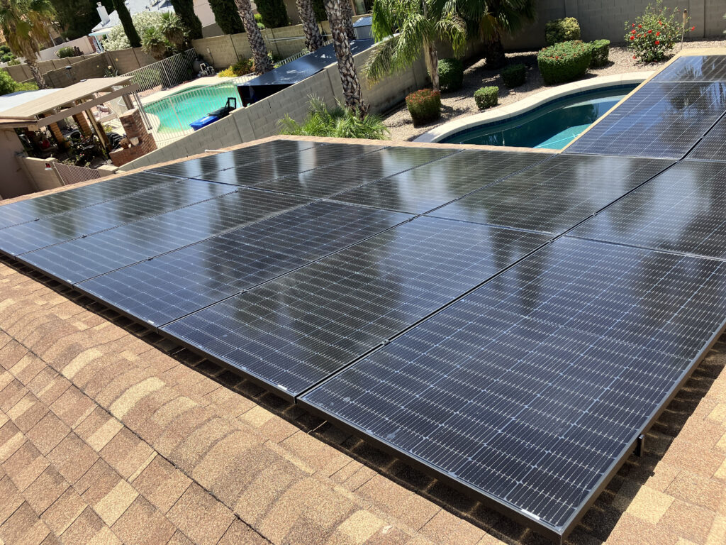 Clean solar panels with professionally installed bird control mesh in Arizona