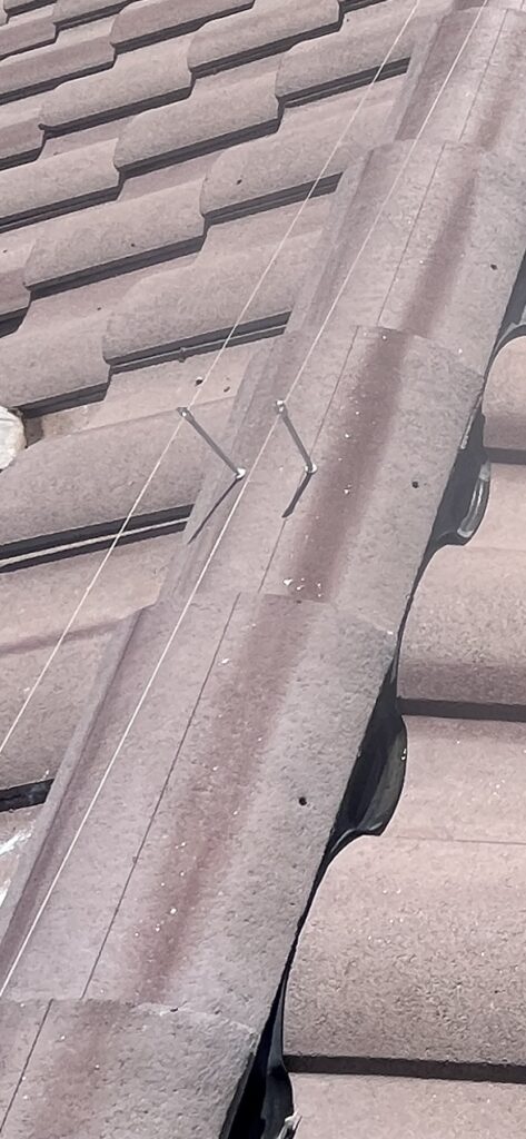 Solar panel mesh pigeon barrier installed on Arizona rooftop